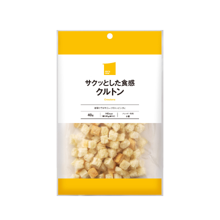 サクッとした食感<br>クルトン 40g
