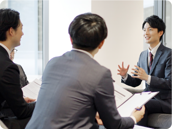若手社員と本音トークができる!